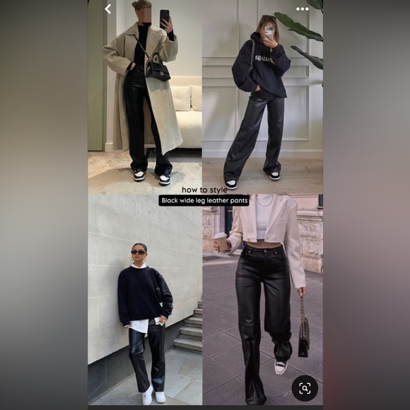 Rachel Zoe faux leather black pants - Picture 16 of 16